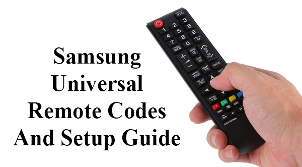 How to Set Up a Universal Remote to a Samsung TV
